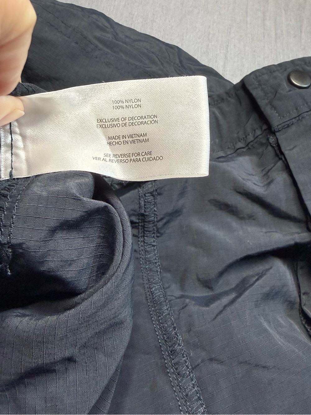 Eddie Bauer Black Active Hybrid Shorts with Webbing Belt - Picture 4 of 6